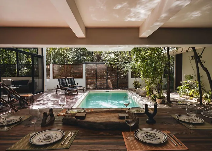 Casa Kookay, 6br Luxury 3 Pools, Aldea Zama Hébergement de vacances